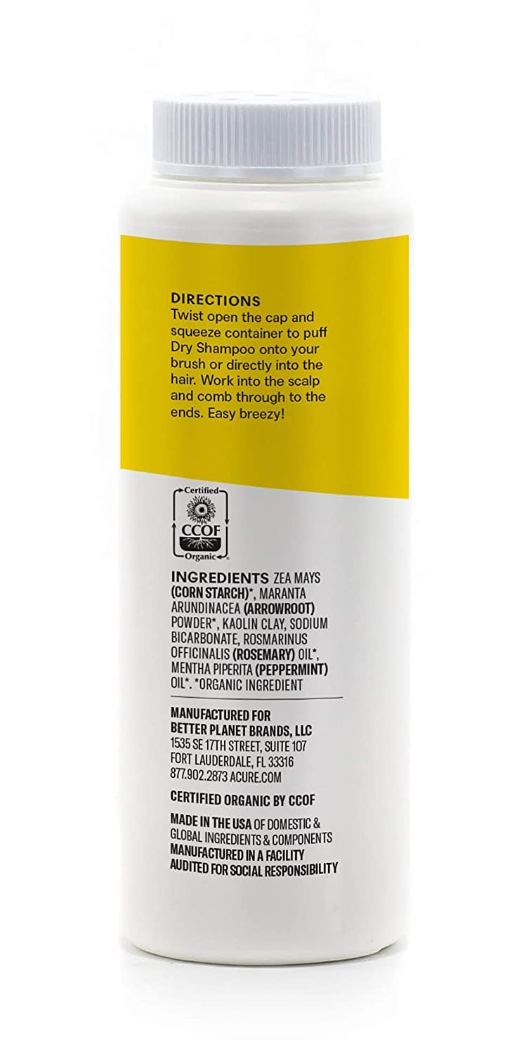 Acure - Dry Shampoo for All Hair Types 48g - The Bare Theory