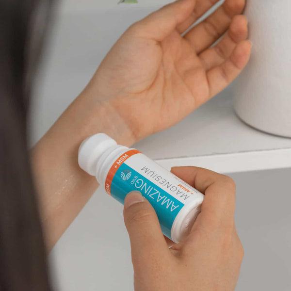 Amazing Oils - Magnesium + MSM Gel Roll-On - The Bare Theory