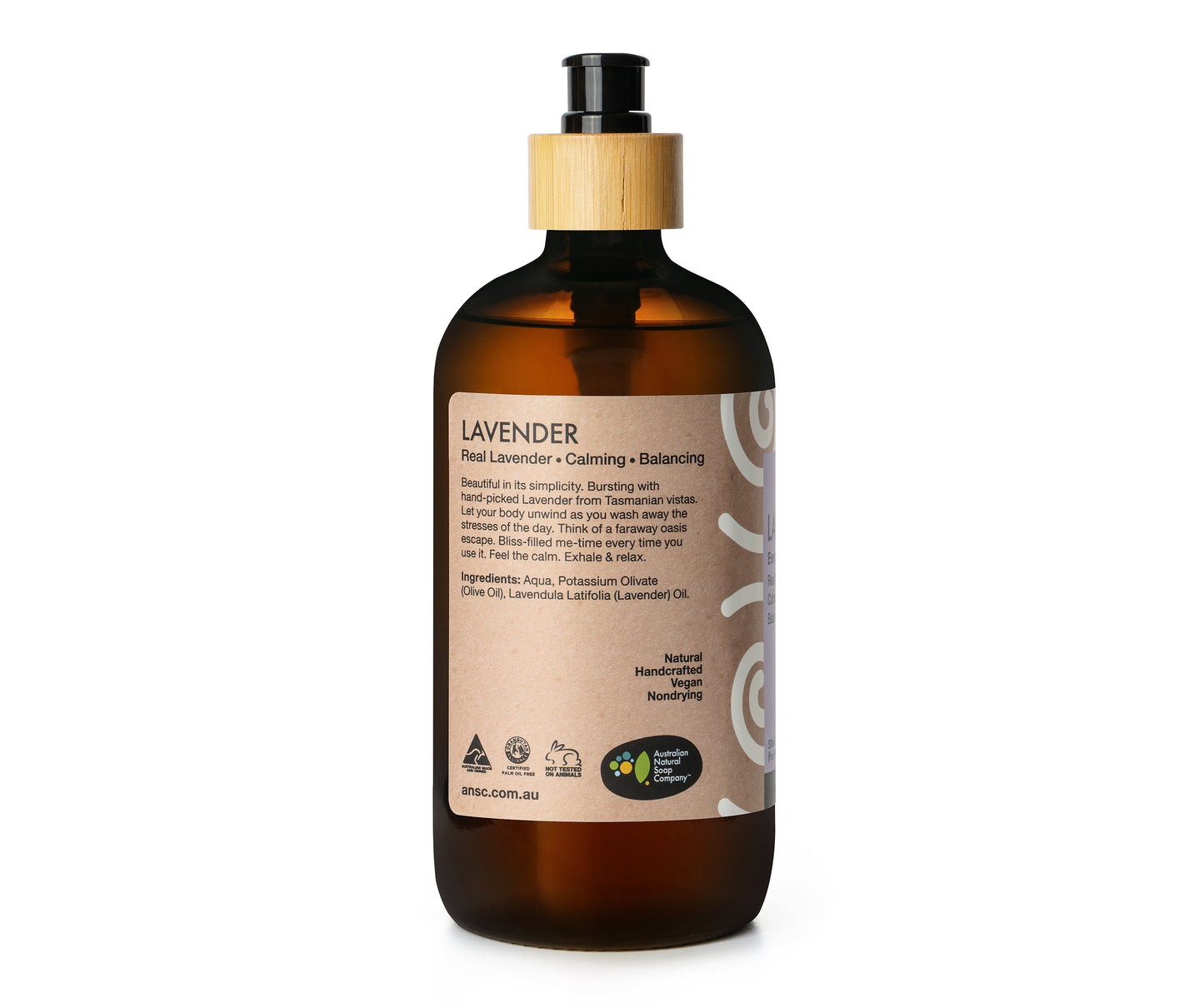 Australian Natural Soap Company - Hand & Body Wash - Lavender - The Bare Theory