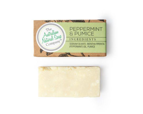 Australian Natural Soap Company - Soap Bar - Peppermint & Pumice - The Bare Theory