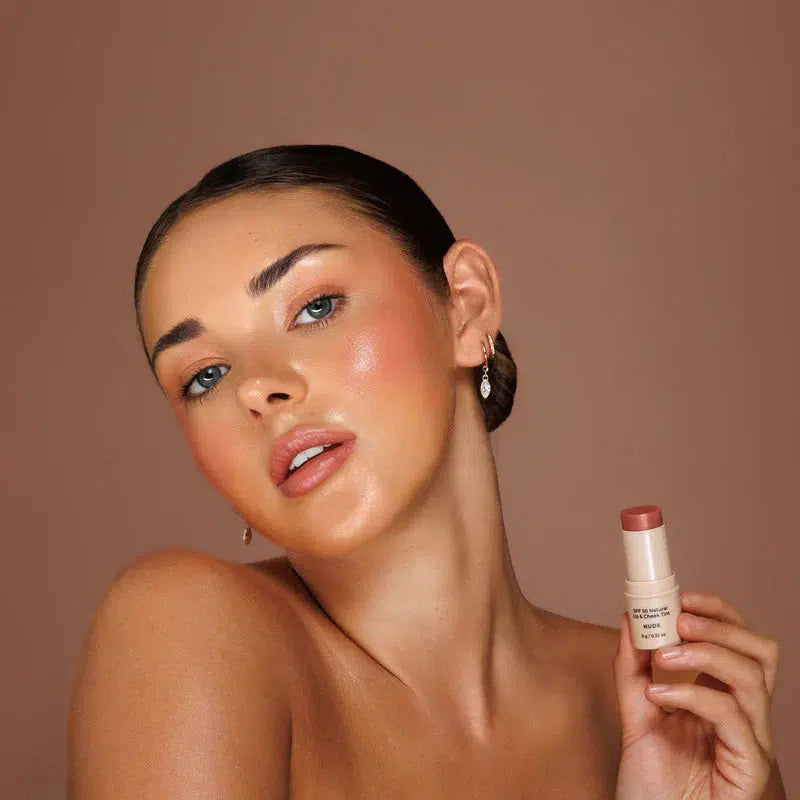 Avocado Zinc - SPF 50 Natural Lip & Cheek Tint - Nude - The Bare Theory