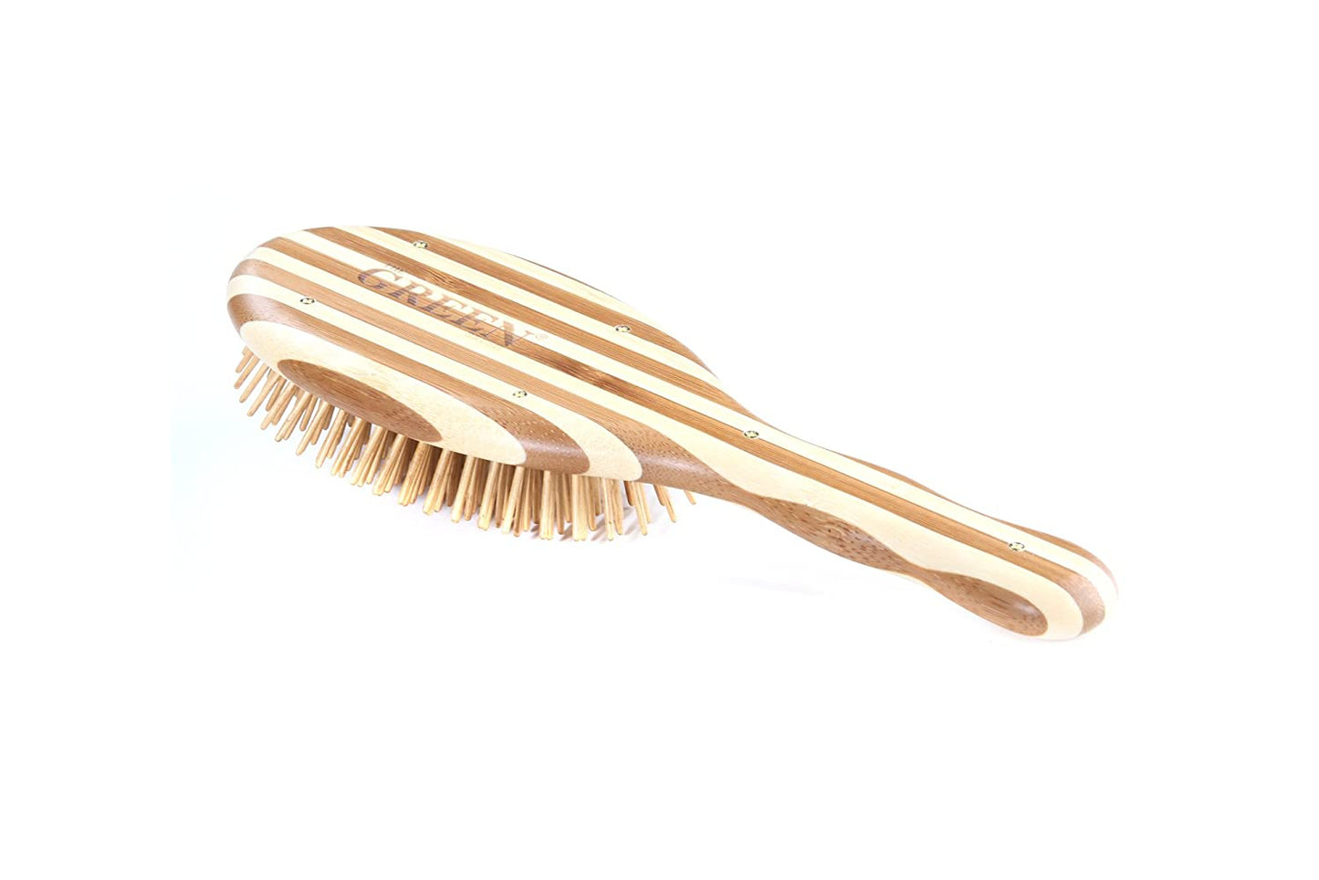 BASS - Bamboo Wood Hair Brush - LARGE OVAL - The Bare Theory