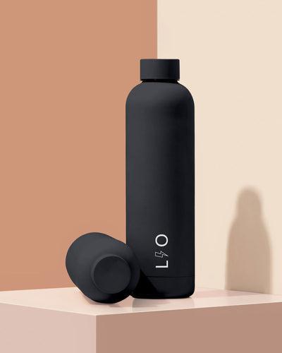Beysis - Water Bottle 1Litre - Black - The Bare Theory