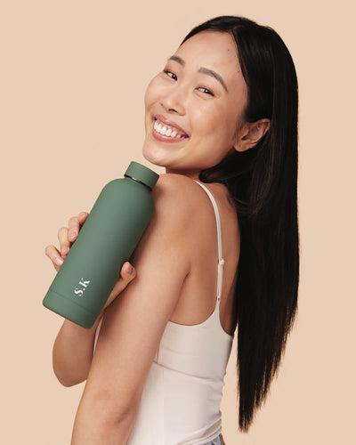 Beysis - Water Bottle 1Litre - Green - The Bare Theory