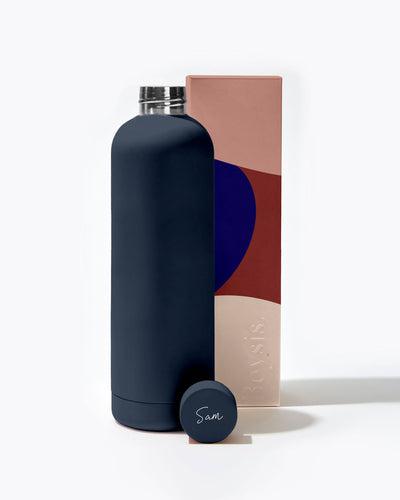 Beysis - Water Bottle 1Litre - Navy - The Bare Theory