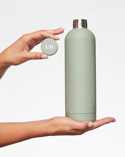 Beysis - Water Bottle 1Litre - Sage - The Bare Theory