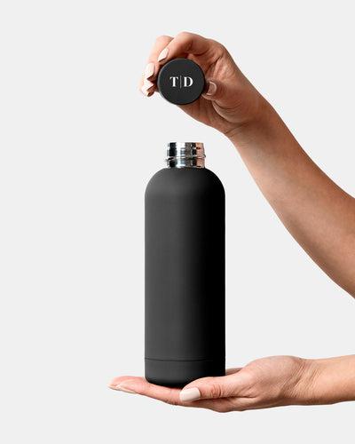 Beysis - Water Bottle 500ml - Black - The Bare Theory