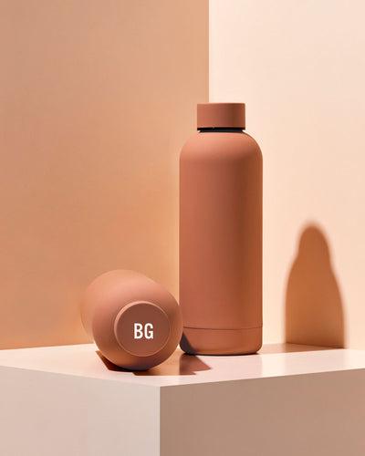 Beysis - Water Bottle 500ml - Terracotta - The Bare Theory