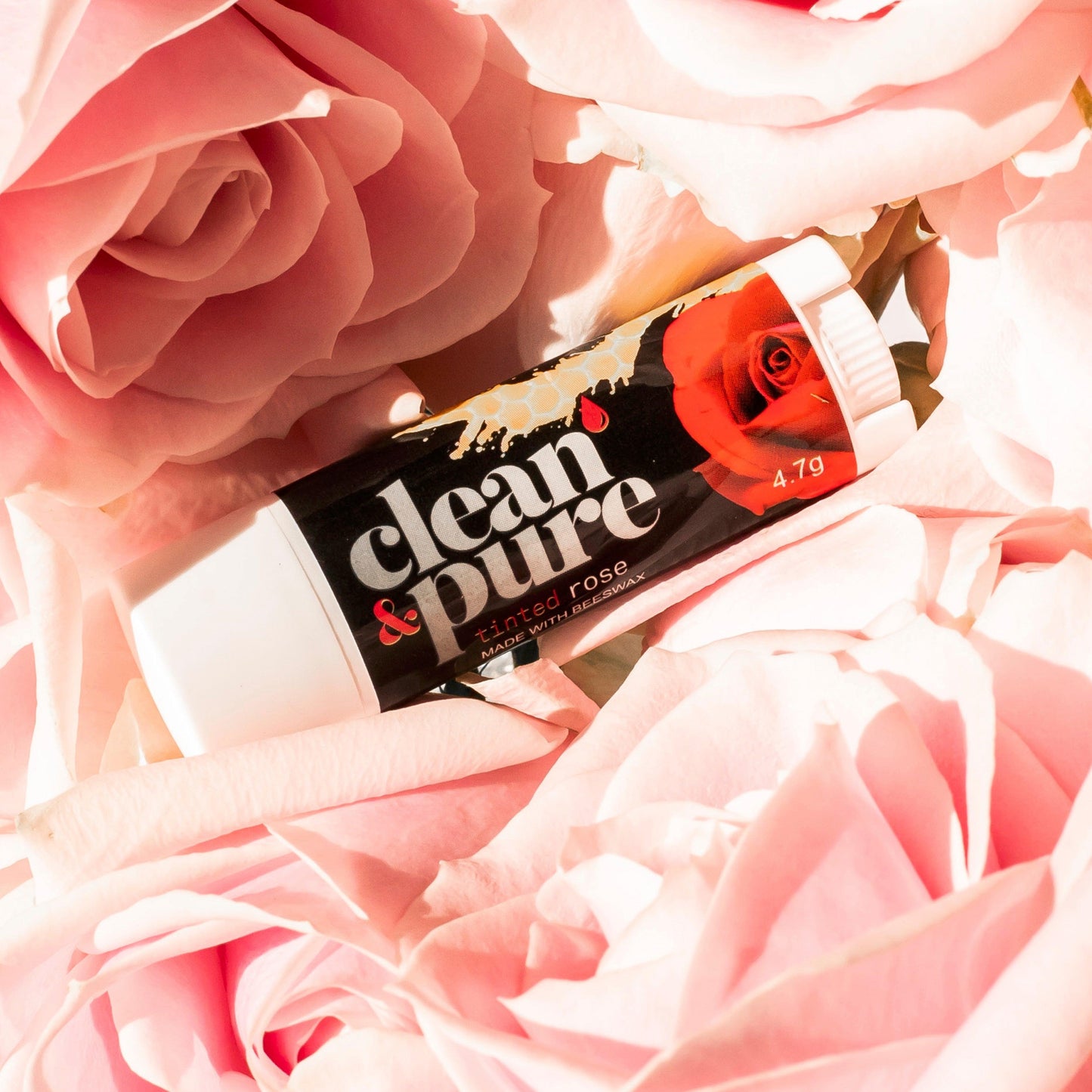Clean and Pure- Tinted Rose Lip Balm - The Bare Theory