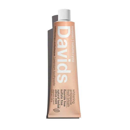Davids - Premium Toothpaste | Herbal Citrus Peppermint - The Bare Theory