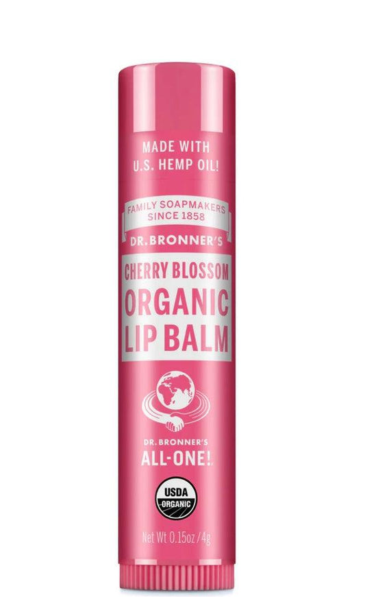 Dr Bronner’s - Lip Balm - CHERRY BLOSSOM - The Bare Theory