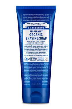 Dr Bronner's - Shaving Soap 207ml - PEPPERMINT - The Bare Theory