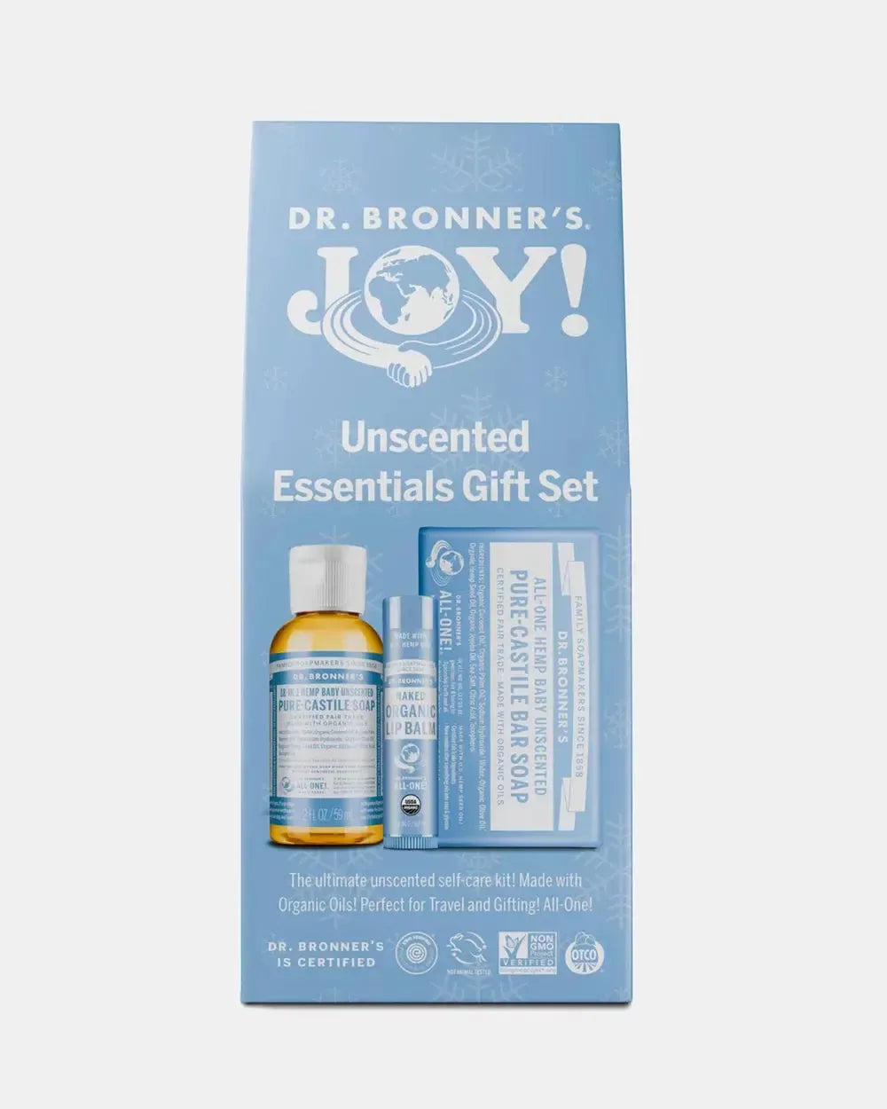 Dr Bronner's - Unscented Essential Gift Set - The Bare Theory