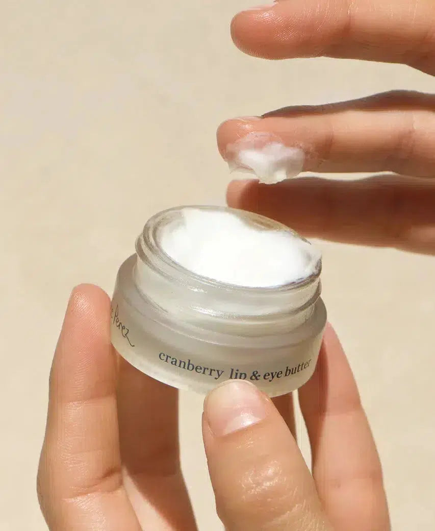 Ere Perez - Cranberry Lip & Eye Butter - The Bare Theory