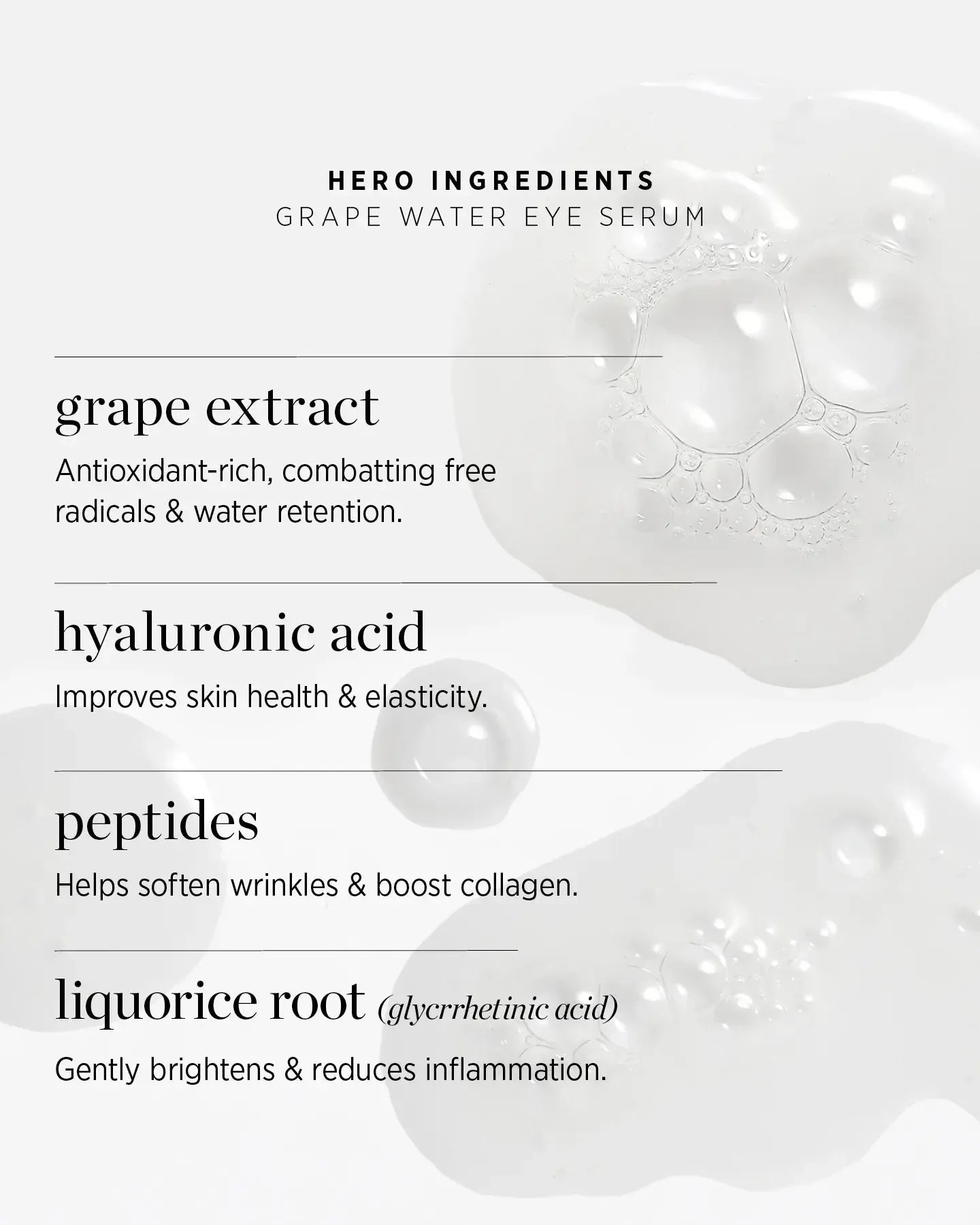 Ere Perez - Grape Water Eye Serum - 8ml - The Bare Theory