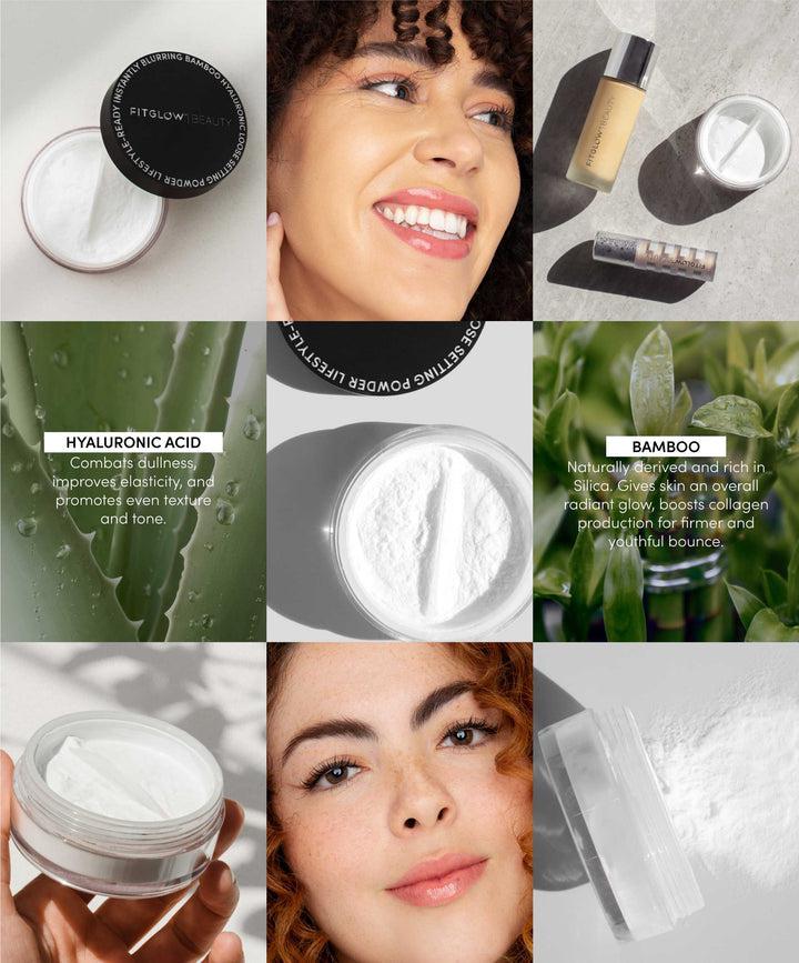 Fitglow Beauty - Bamboo Hyaluronic Loose Setting Powder - The Bare Theory