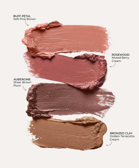 Fitglow Beauty - Multi-Use Ceramide Cream Lip + Cheek Palette - The Bare Theory