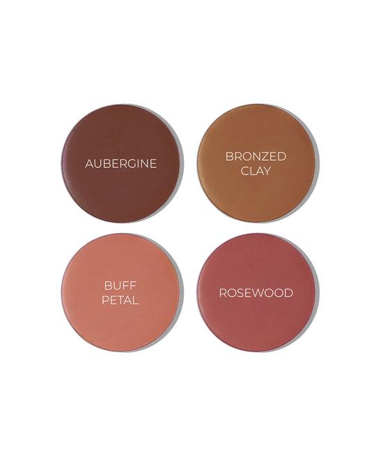 Fitglow Beauty - Multi-Use Ceramide Cream Lip + Cheek Palette - The Bare Theory