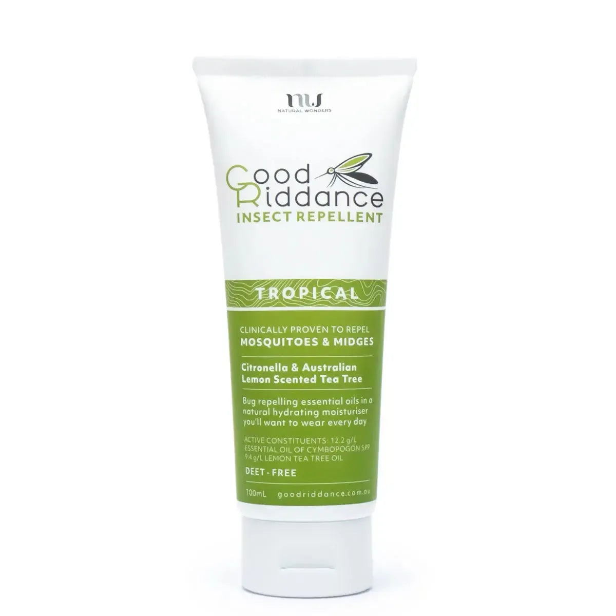 Good Riddance - Insect Repellent Tropical Strength - The Bare Theory