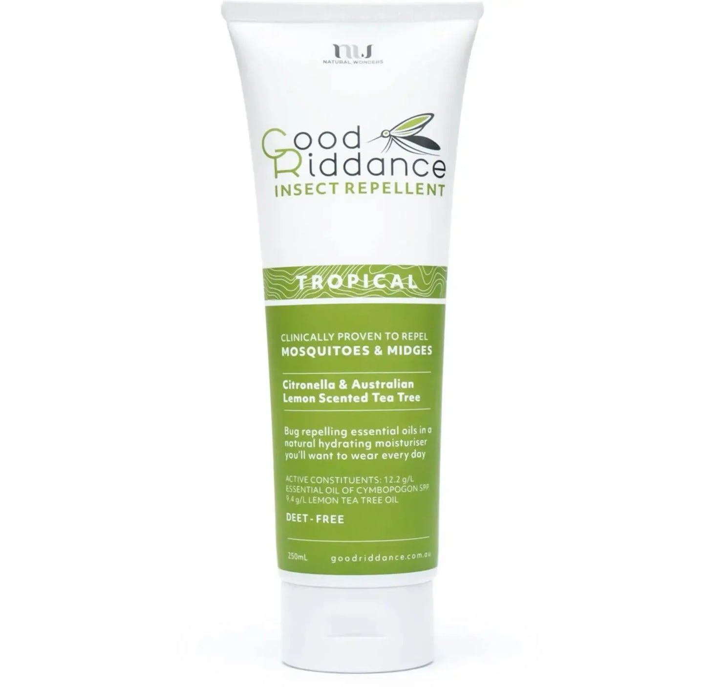 Good Riddance - Insect Repellent Tropical Strength - The Bare Theory