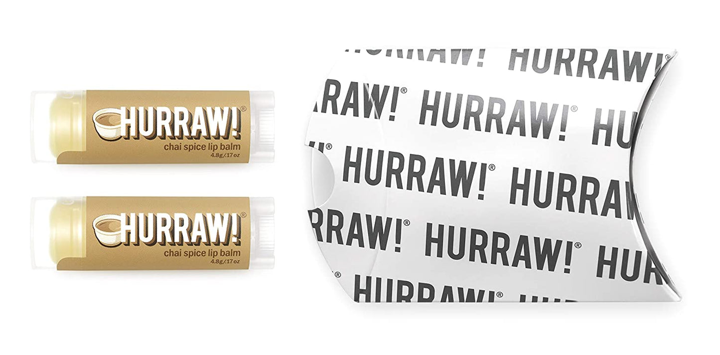 Hurraw! Balms - HR Chai Spice Lip Balm 4.8g - The Bare Theory