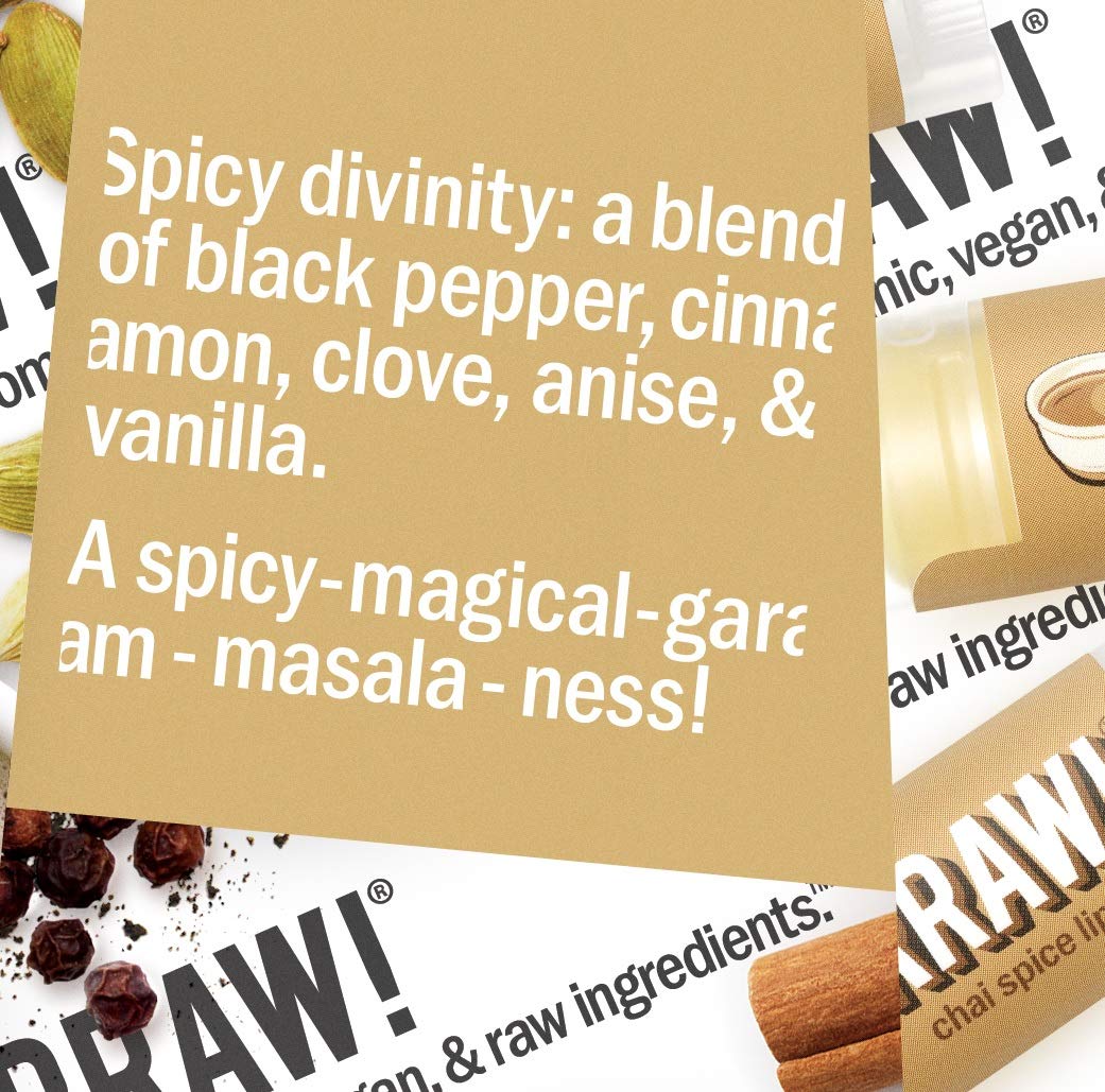 Hurraw! Balms - HR Chai Spice Lip Balm 4.8g - The Bare Theory