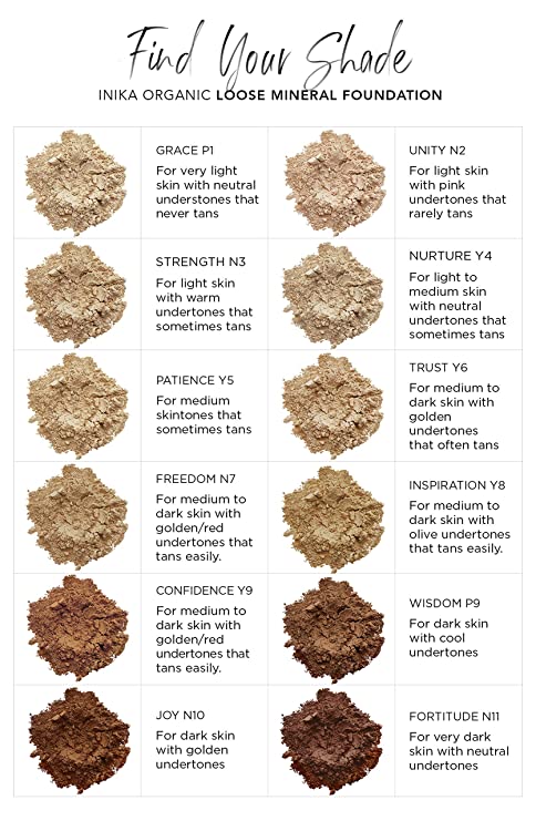 Inika - Loose Mineral Foundation PATIENCE - The Bare Theory