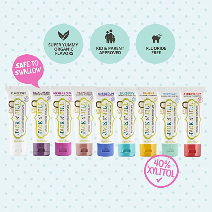 Jack n' Jill - Kids Natural Toothpaste 50g - BANANA - The Bare Theory