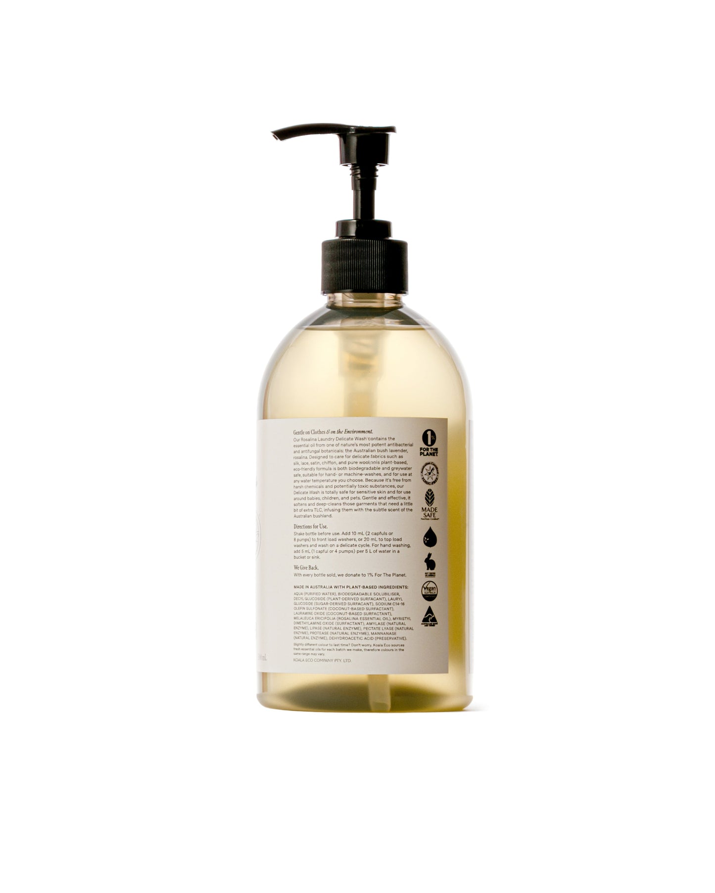 Koala Eco - Laundry Delicate Wash. Rosalina Essential Oil - The Bare Theory