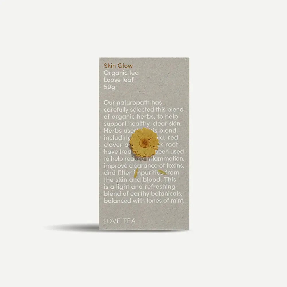 Love Tea - Skin Glow - Loose Leaf - The Bare Theory