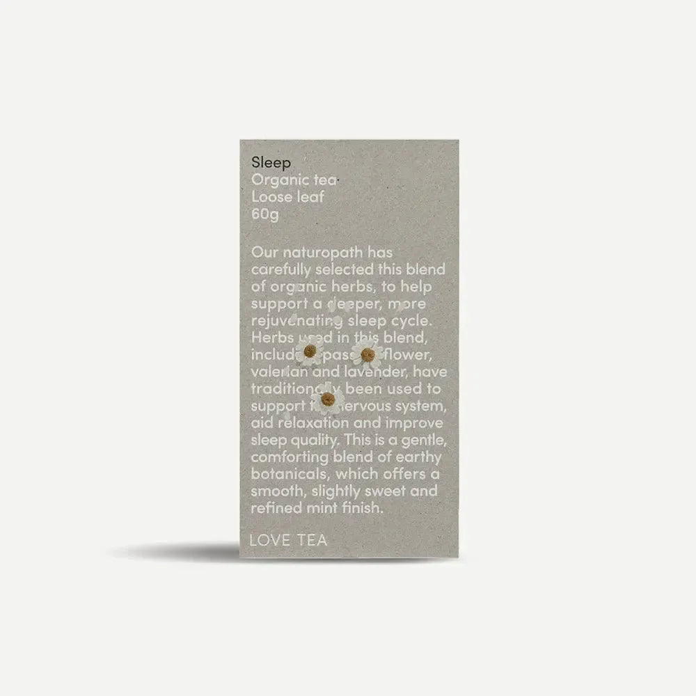 Love Tea - Sleep - Loose Leaf 60g - The Bare Theory
