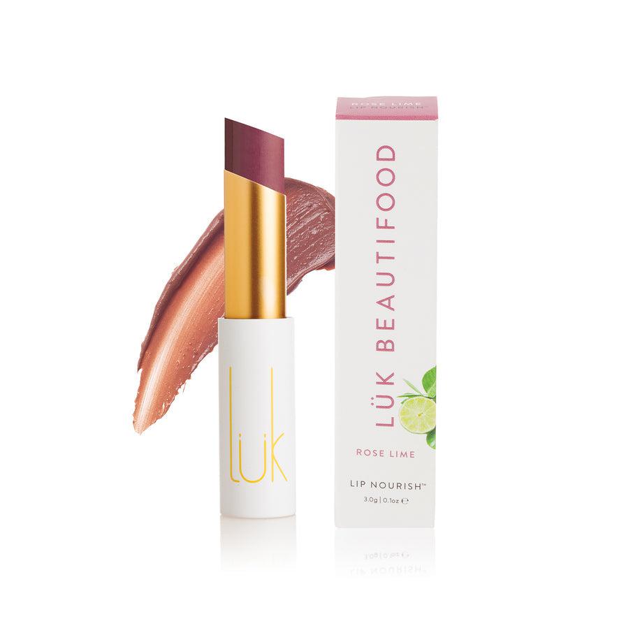 Luk Beautifood - Lip Nourish - Rose Lime - The Bare Theory