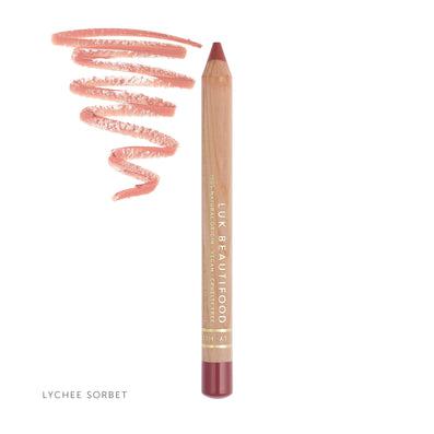 Luk Beautifood - Lipstick Crayon - Lychee Sorbet - The Bare Theory