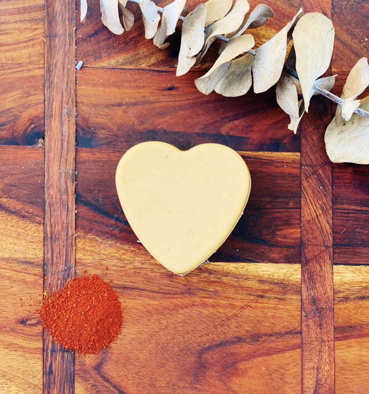 Milla’s Pantry - Heart Body Soap - Orange & Lemongrass - The Bare Theory