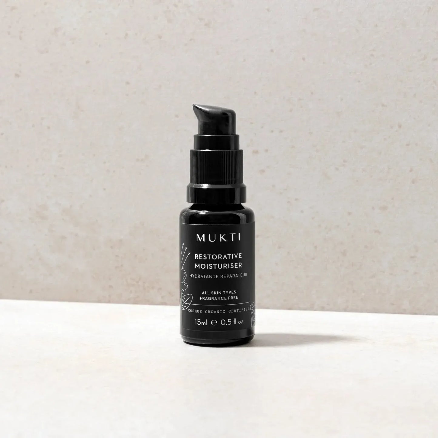 Mukti - Restorative Moisturiser 50ml - The Bare Theory