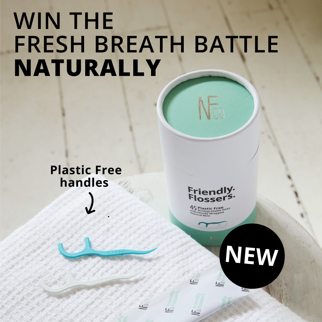NFco - Biodegradable Floss Picks 45 Pack - The Bare Theory
