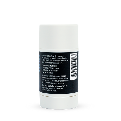 Noosa Basics - Deodorant Stick - Charcoal + Eucalyptus - The Bare Theory
