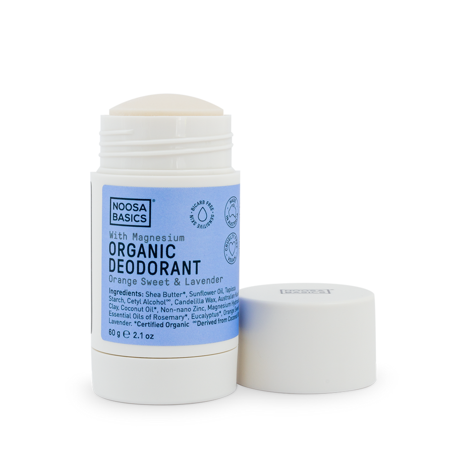 Noosa Basics - Deodorant Stick - Orange Sweet + Lavender - The Bare Theory