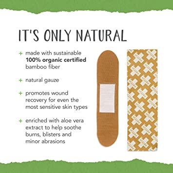 Patch Bandages - Aloe Vera (Burns + Blisters) - 25 - The Bare Theory