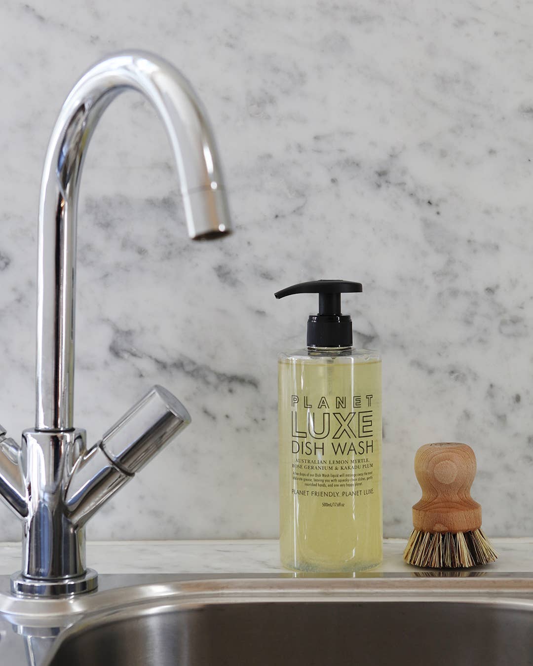 Planet Luxe - Dish Wash // Australian Lemon Myrtle Blend 500ml - The Bare Theory