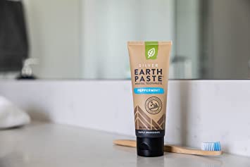Redmond - Earthpaste Mineral Toothpaste - Peppermint (New with Nano Silver) - The Bare Theory