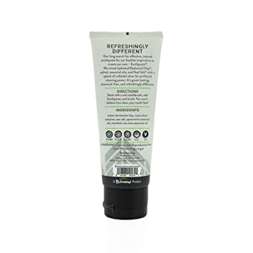 Redmond - Earthpaste Mineral Toothpaste - Spearmint / Unsweetened (New with Nano Silver) - The Bare Theory
