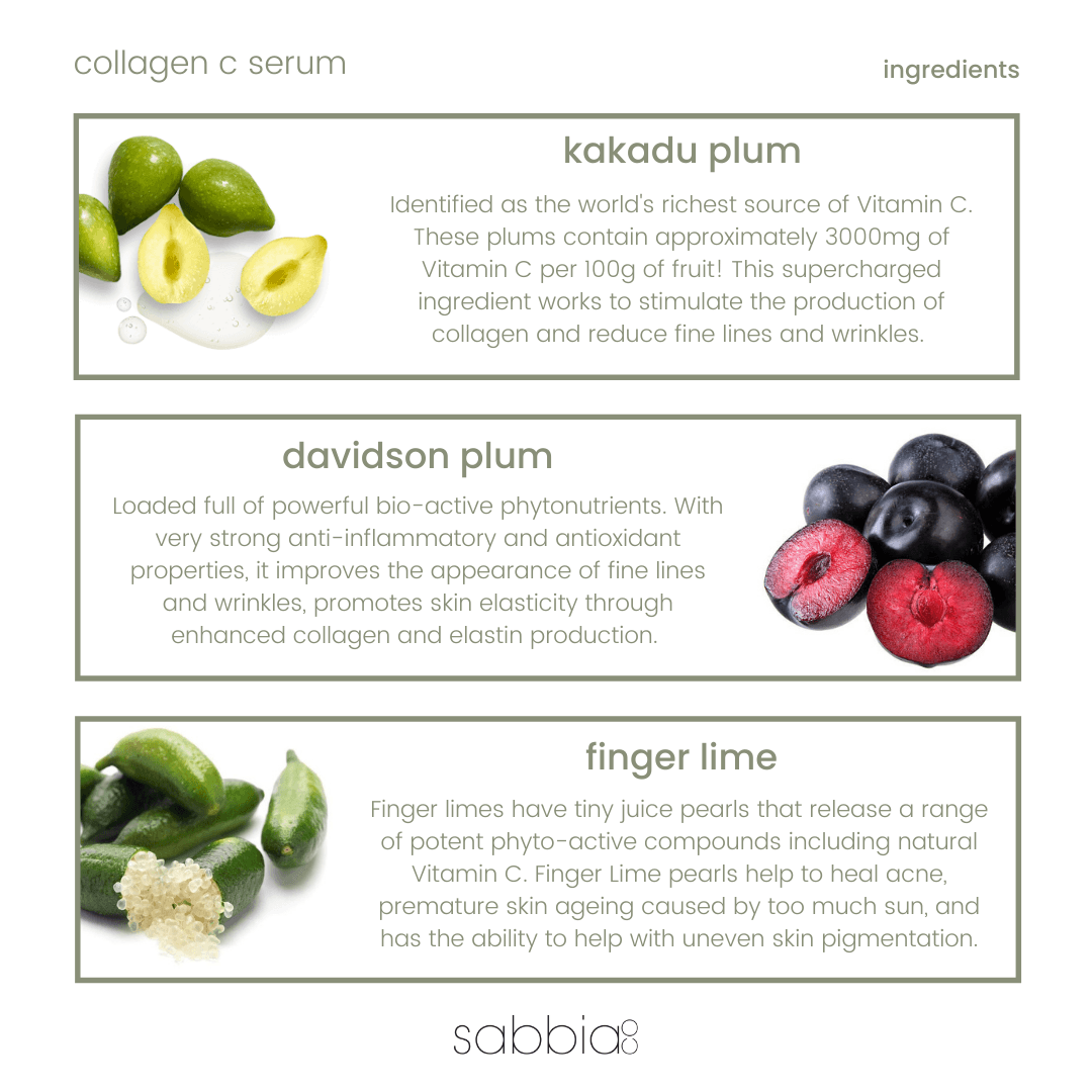 Sabbia Co - Collagen C Serum | 30ml - The Bare Theory