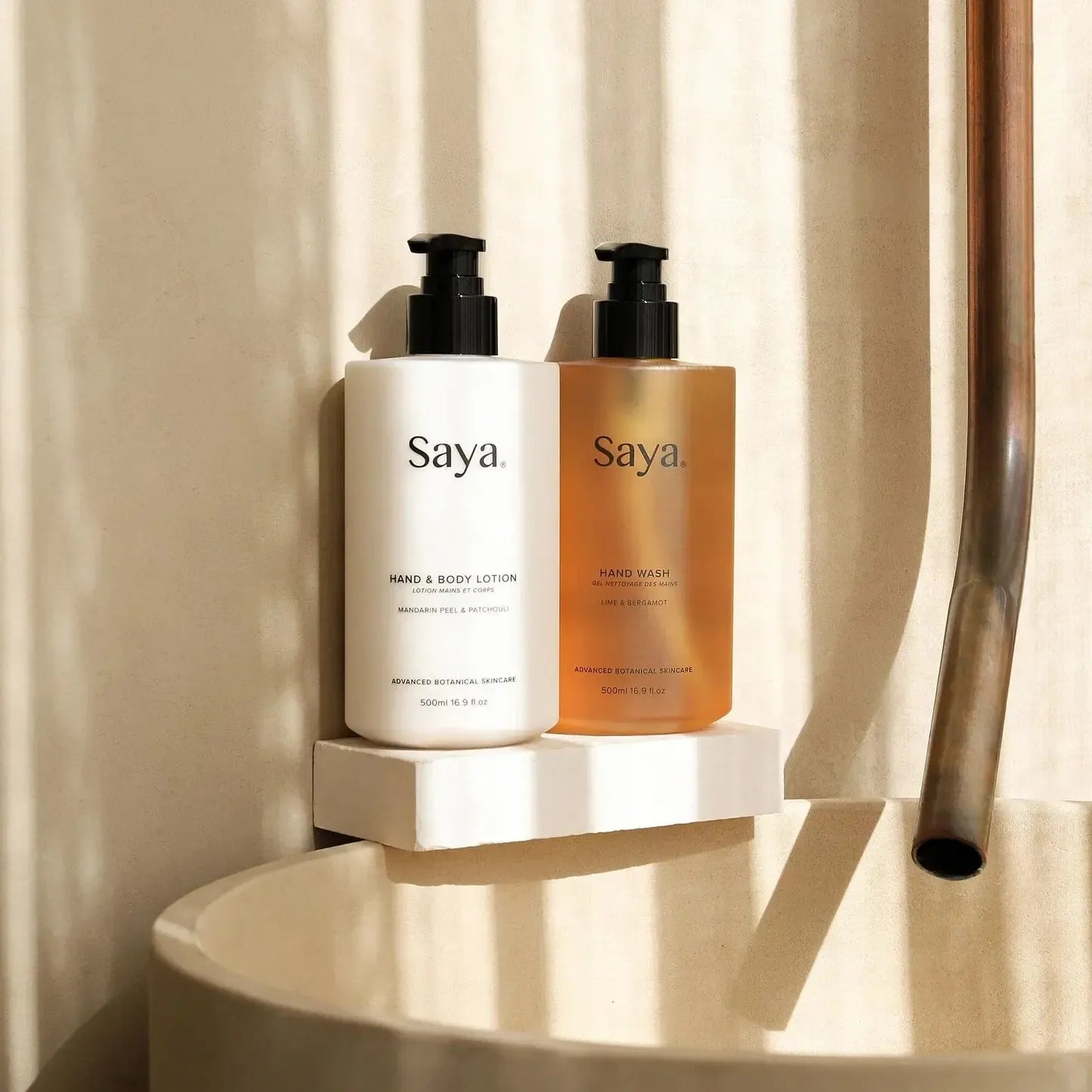 Saya - Basin Essentials - Hand Wash | Hand & Body Lotion - The Bare Theory