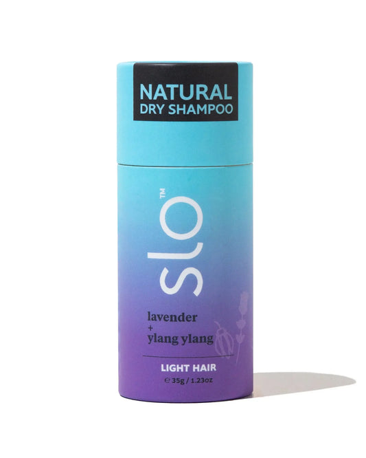 SLO - Natural Dry Shampoo - Light Hair - The Bare Theory
