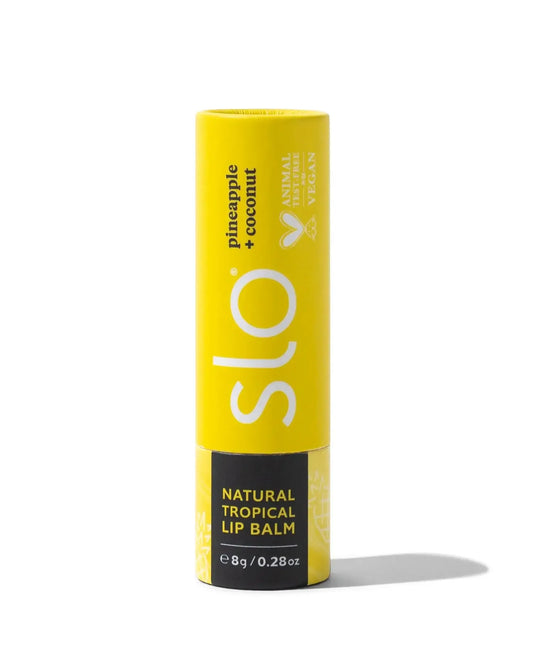 Slo - Natural Lip Balm Pina Colada - The Bare Theory