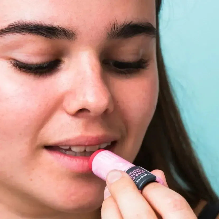 Slo - Natural Tinted Lip Balm - Raspberry + Rosehip - The Bare Theory