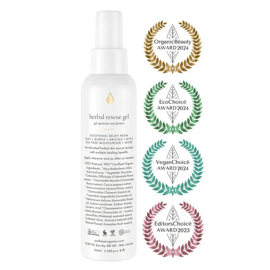 Synthesis - Herbal Rescue Gel - The Bare Theory