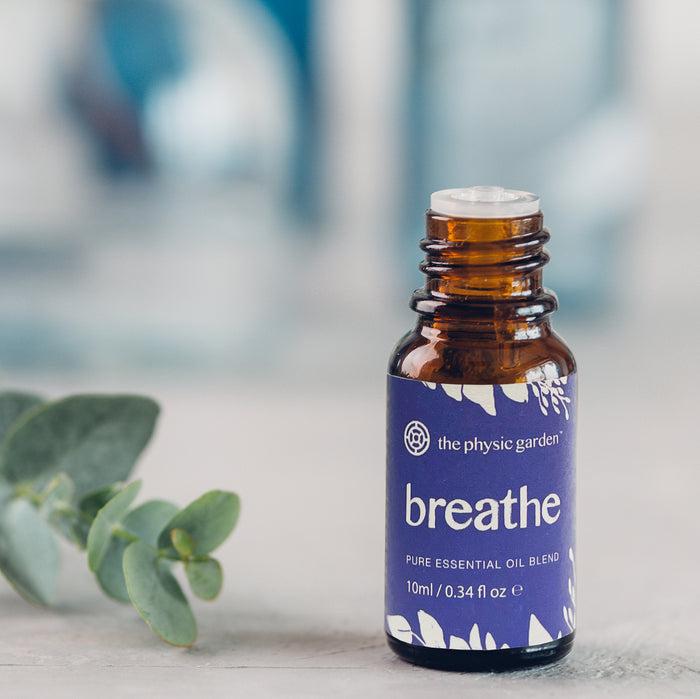 The Physic Garden - Breathe Essential Oil 10ml - The Bare Theory
