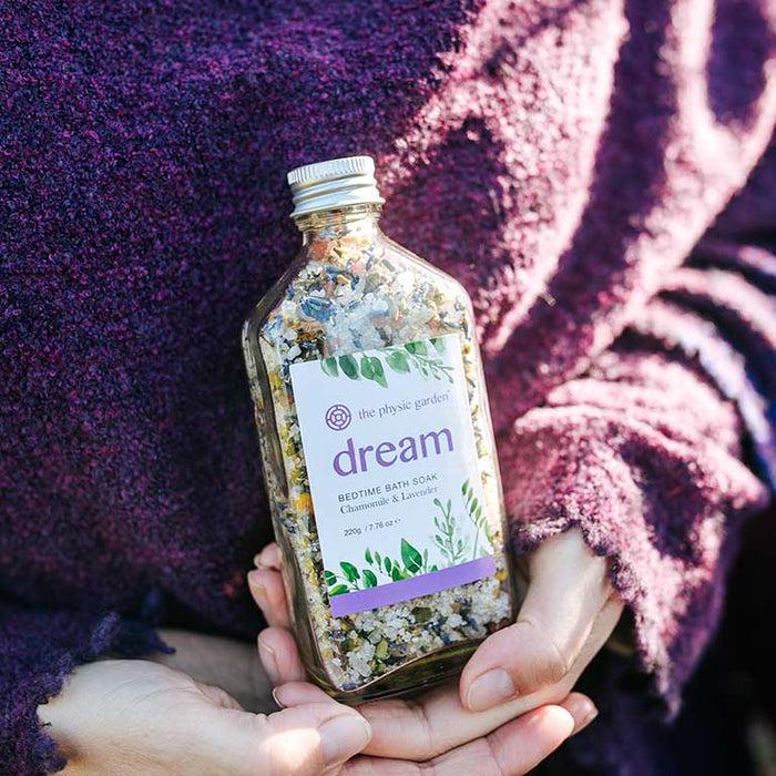 The Physic Garden - Dream Bedtime Bath Soak 220g - The Bare Theory